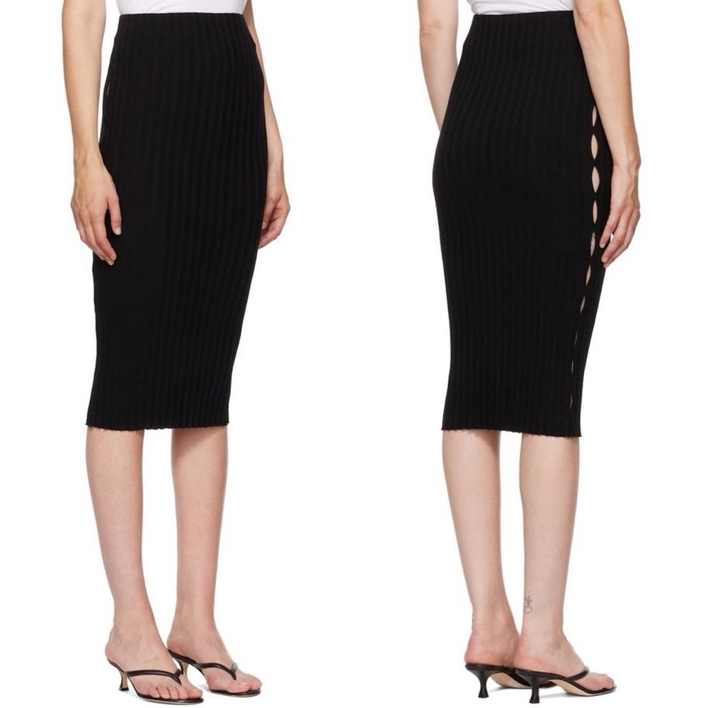 Cotton Citizen Women's Black Capri‎ Midi Skirt Size Large NWT ($195)